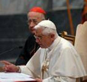 Le pape Benoît XVI et le cardinal Ruini