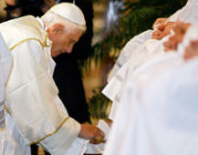Le saint-Père Benoît XVI